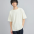 リップルフェイクレイヤードヘンリーネックTシャツ