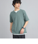 リップルフェイクレイヤードヘンリーネックTシャツ
