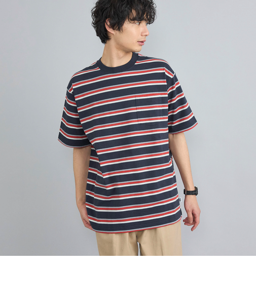 USAコットンマルチボーダーTシャツ