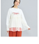 チュールキャミ付きロックTシャツ