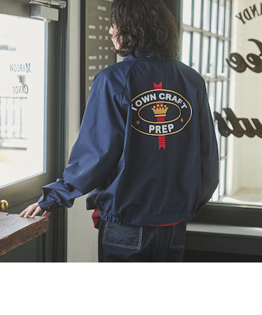 TOWNCRAFT（タウンクラフト）別注スタンドカラースウィングトップ