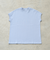 USAコットンハイネックフレンチスリーブワイドリブTシャツ