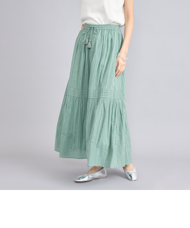 MARKET(マーケット)カラミストライプギャザースカート