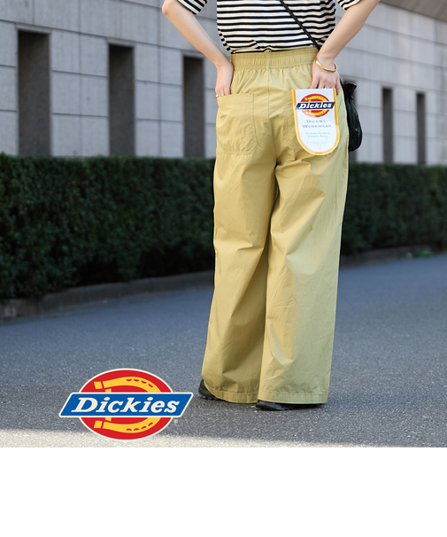 【WEB限定】Dickies（ディッキーズ）コットンダンプワイドパンツ