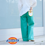 【WEB限定】Dickies（ディッキーズ）コットンダンプワイドパンツ