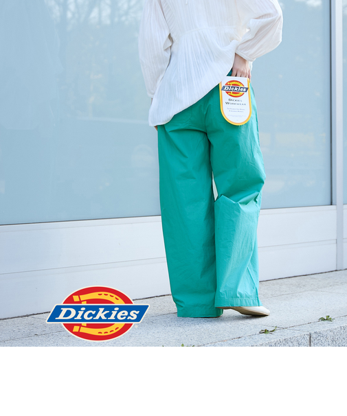 【WEB限定】Dickies（ディッキーズ）コットンダンプワイドパンツ