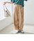 ライトコットンストレッチワイドパンツ