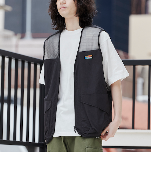 ＜Parknik＞アウトドアメッシュベスト