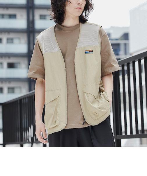 ＜Parknik＞アウトドアメッシュベスト