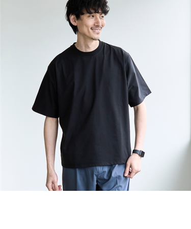 【RONEL】ワイドクルーネックTシャツ