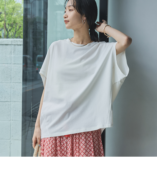 SARAH TWISTドルマンコクーンプルオーバー