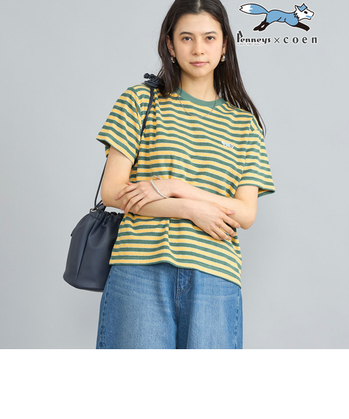 PENNEYS（ぺニーズ）別注マルチボーダーパイルTシャツ｜コーエン