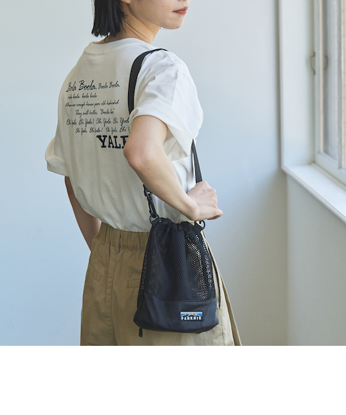 ＜PARKNIK＞メッシュ巾着バッグ
