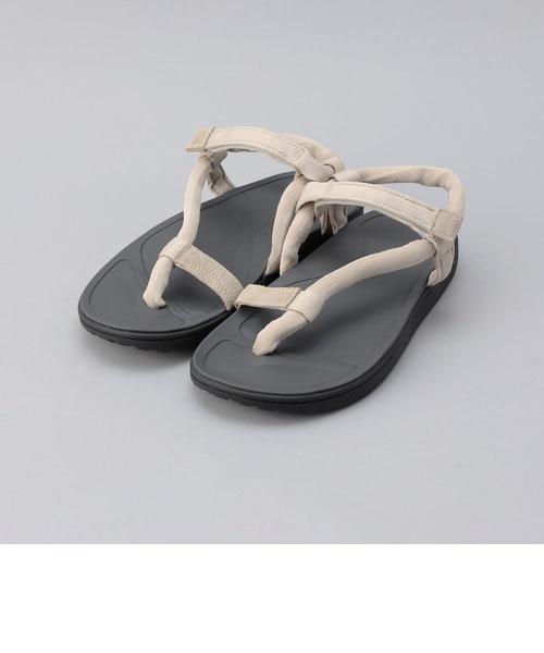 VINILO/ヴィニーロ】スエードフリンジバックルスライドサンダル