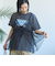 チュールキャミ付きロゴTシャツ