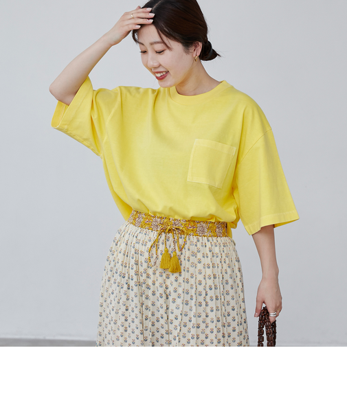 ピグメントポケットTシャツ