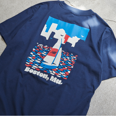New Balance（ニューバランス）別注リラックスプリントTシャツ