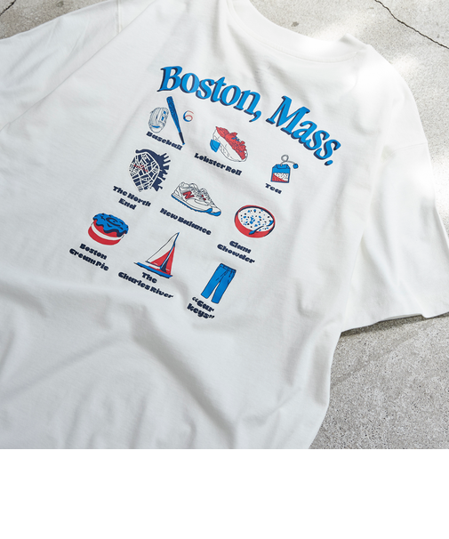 New Balance（ニューバランス）別注リラックスプリントTシャツ