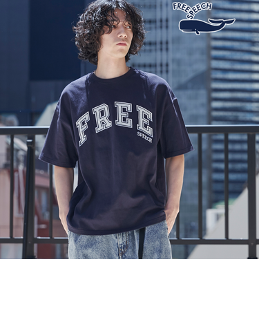 FreeSpeech（フリースピーチ）別注ロゴTシャツ