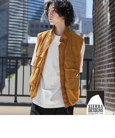 SIERRA DESIGNS（シエラデザインズ）別注ナイロンスタンドカラーベスト