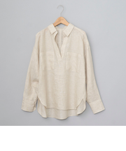 【RONEL】European Flax（ヨーロピアンフレックス） スキッパーシャツ
