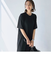 【RONEL】メッシュワンピース