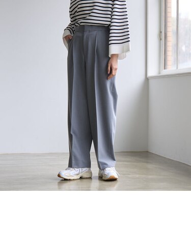 マイシルエットワイドパンツ