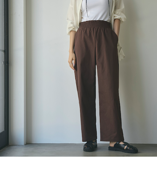 ポリツイルウエストギャザーパンツ｜コーエンの通販｜&mall（アンド