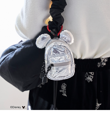 【MICKEY(ミッキー) / 別注】 リュック型シルエットミニポーチ