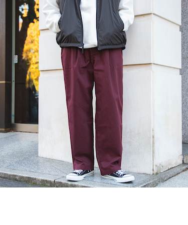 ガレージチノワイドストレートパンツ