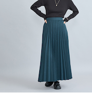 【WEB限定】ウールライクプリーツスカート