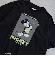 coen限定／Disney（ディズニー）フロントプリントTシャツ