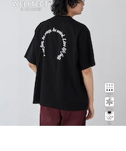 【WELLTECT】サークルロゴバックプリントTシャツ