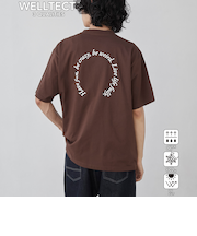 【WELLTECT】サークルロゴバックプリントTシャツ