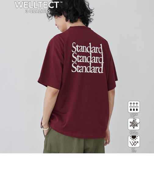 【WELLTECT】スタンダードプリントTシャツ