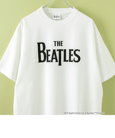 THE BEATLES（ザ ビートルズ）別注ロゴプリントTシャツ（WEB限定カラー）
