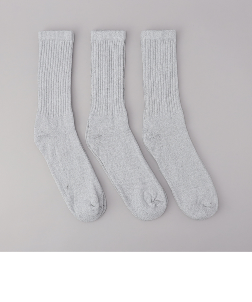 【お得な3足セット】Railroad sock(レイルロードソックス) Crew Work 3P