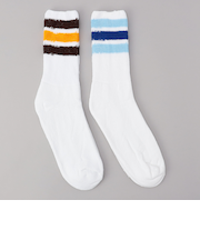 【お得な2足セット】Railroad sock(レイルロードソックス)EXST 2P