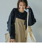 SunnySports別注ハートチビ刺繍ロングスリーブTシャツ