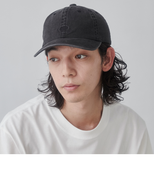 ワンポイントロゴ刺繍キャップ