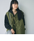 幾何柄キルトリバーシブルベスト