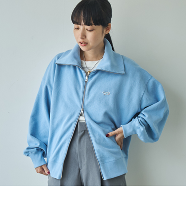 PENNEYS（ぺニーズ）別注裏毛スタンドジップスウェットカーディガン