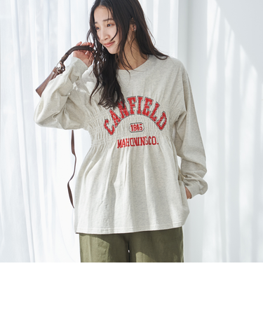 【WEB限定】天竺シャーリングロゴTシャツ