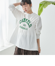 【WEB限定】天竺シャーリングロゴTシャツ