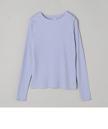 メロー袖 クルーネック ロングスリーブTシャツ