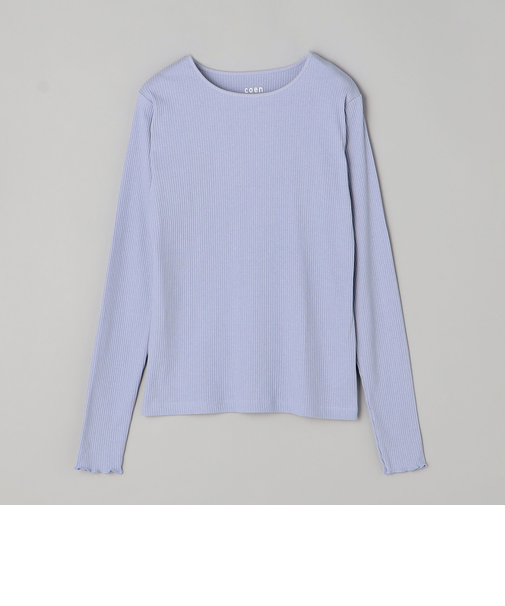 メロー袖 クルーネック ロングスリーブTシャツ