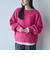 【フワ軽あったか】ブークレボートネックニット