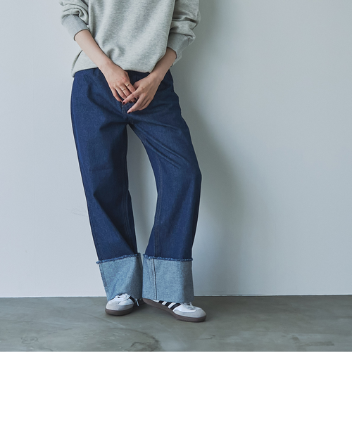 ロールアップワイドデニムパンツ｜コーエンの通販｜&mall