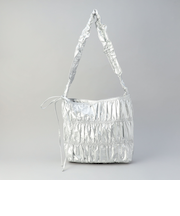 ギャザーハンドルシャーリングショルダーバッグ