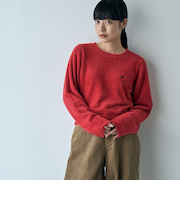 Beverly Hills Polo Club（ビバリーヒルズポロクラブ）クロップドシャギーニット